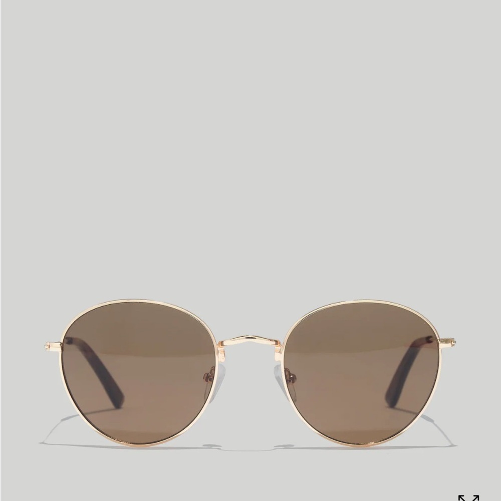 Gold Round Sunglasses